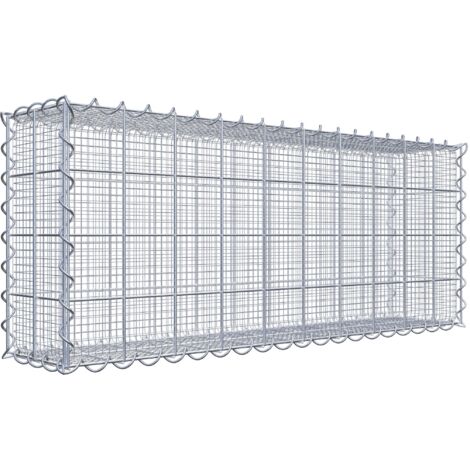 Gabiondeco - Gabion à mailles très fines pour gravillon 100 cm x 40 cm x 20 cm (L x H x P). maille 10 x 10 cm. spirale - Made in Germany