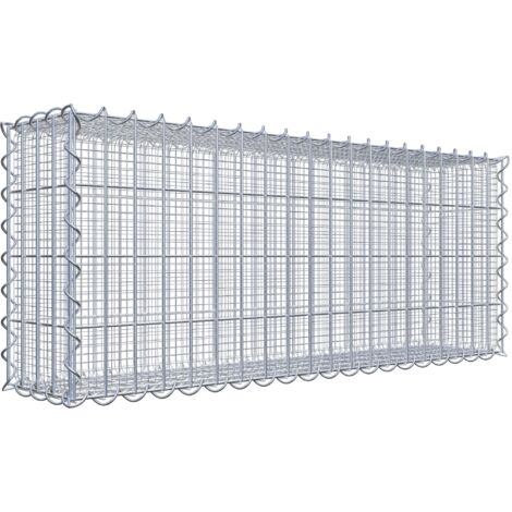 Gabiondeco - Gabion à mailles très fines pour gravillon 100 cm x 40 cm x 20 cm (L x H x P). maille 5 x 10 cm. spirale - Made in Germany