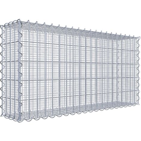 Gabiondeco - Gabion à mailles très fines pour gravillon 100 cm x 50 cm x 20 cm (L x H x P). maille 5 x 10 cm. spirale - Made in Germany