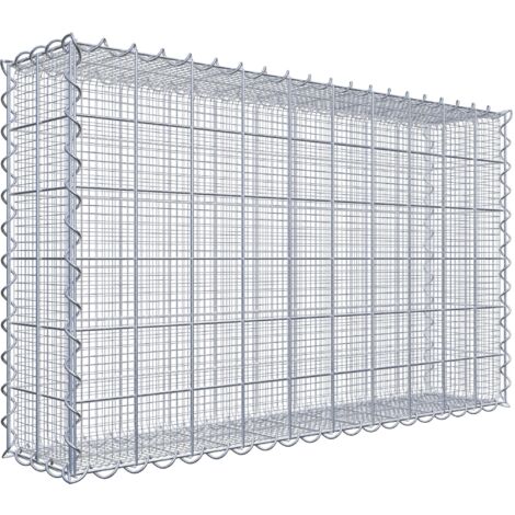 Gabiondeco - Gabion à mailles très fines pour gravillon 100 cm x 60 cm x 20 cm (L x H x P). maille 10 x 10 cm. spirale - Made in Germany