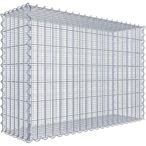 Gabiondeco - Gabion à mailles très fines pour gravillon 100 cm x 70 cm x 30 cm (L x H x P). maille 5 x 10 cm. spirale - Made in Germany