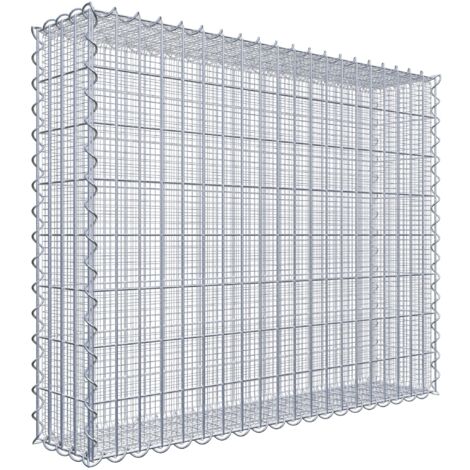 Gabiondeco - Gabion à mailles très fines pour gravillon 100 cm x 80 cm x 20 cm (L x H x P). maille 5 x 10 cm. spirale - Made in Germany