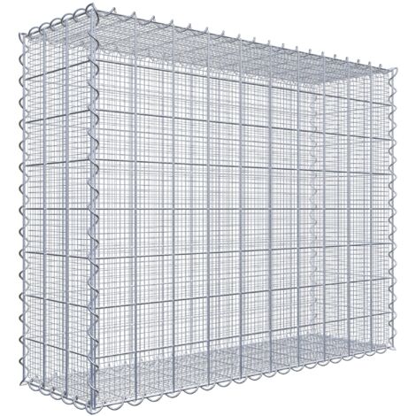 Gabiondeco - Gabion à mailles très fines pour gravillon 100 cm x 80 cm x 30 cm (L x H x P). maille 10 x 10 cm. spirale - Made in Germany