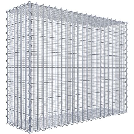 Gabiondeco - Gabion à mailles très fines pour gravillon 100 cm x 80 cm x 30 cm (L x H x P). maille 5 x 10 cm. spirale - Made in Germany