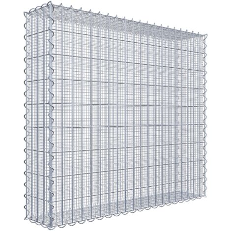 Gabiondeco - Gabion à mailles très fines pour gravillon 100 cm x 90 cm x 20 cm (L x H x P). maille 5 x 10 cm. spirale - Made in Germany