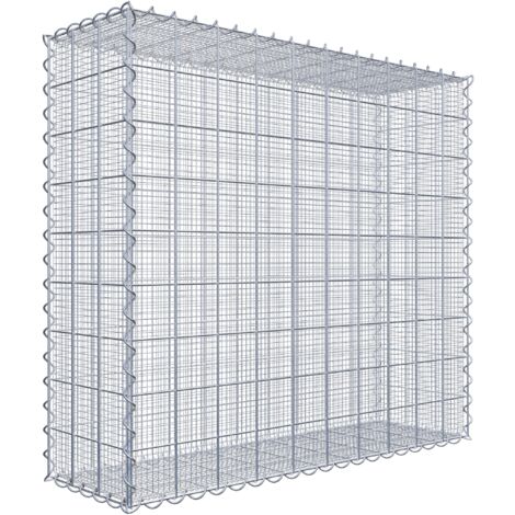 Gabiondeco - Gabion à mailles très fines pour gravillon 100 cm x 90 cm x 30 cm (L x H x P). maille 10 x 10 cm. spirale - Made in Germany