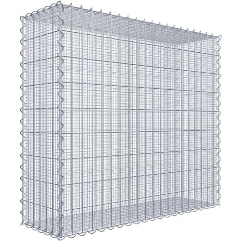 Gabiondeco - Gabion à mailles très fines pour gravillon 100 cm x 90 cm x 30 cm (L x H x P). maille 5 x 10 cm. spirale - Made in Germany