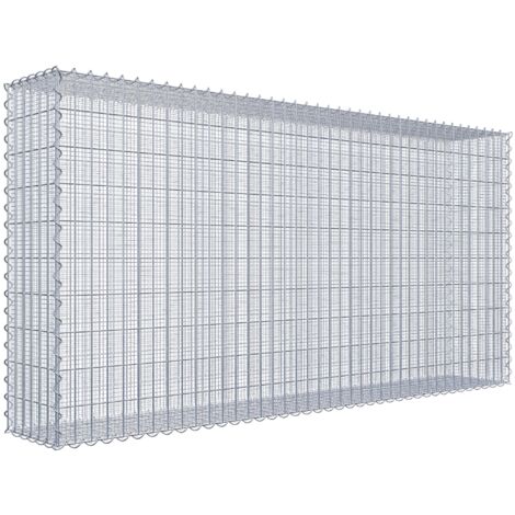 Gabiondeco - Gabion à mailles très fines pour gravillon 200 cm x 100 cm x 30 cm (L x H x P). maille 5 x 10 cm. spirale - Made in Germany