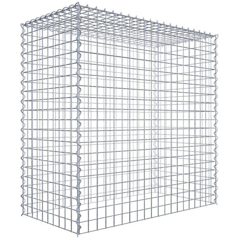 Gabiondeco - Gabion - Element de prolongation en hauteur 100 cm x 100 cm x 50 cm (l x h x p). maille 5 x 5 cm. Spirale. Attention : il manque une