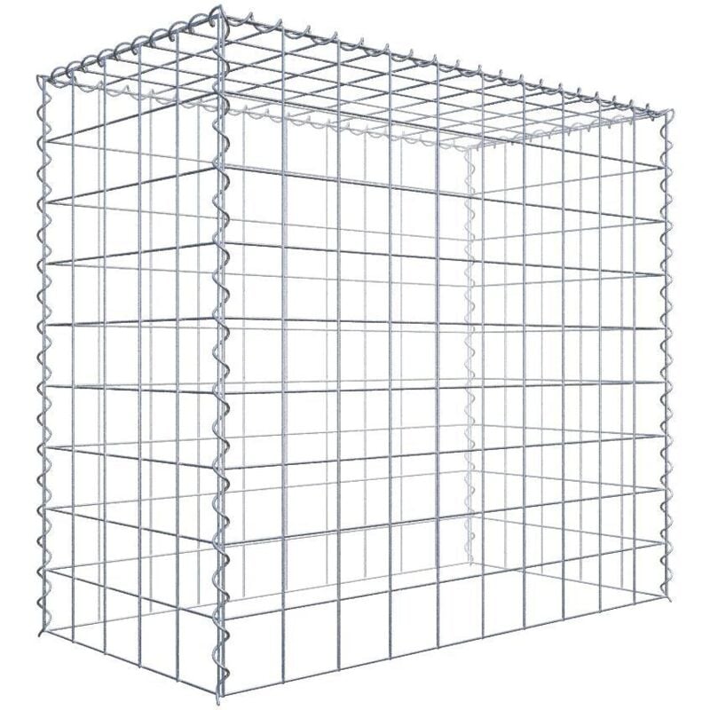Gabiondeco - Gabion - Element de prolongation en hauteur 100 cm x 90 cm x 50 cm (l x h x p). maille 10 x 10 cm. Spirale. Attention : il manque une