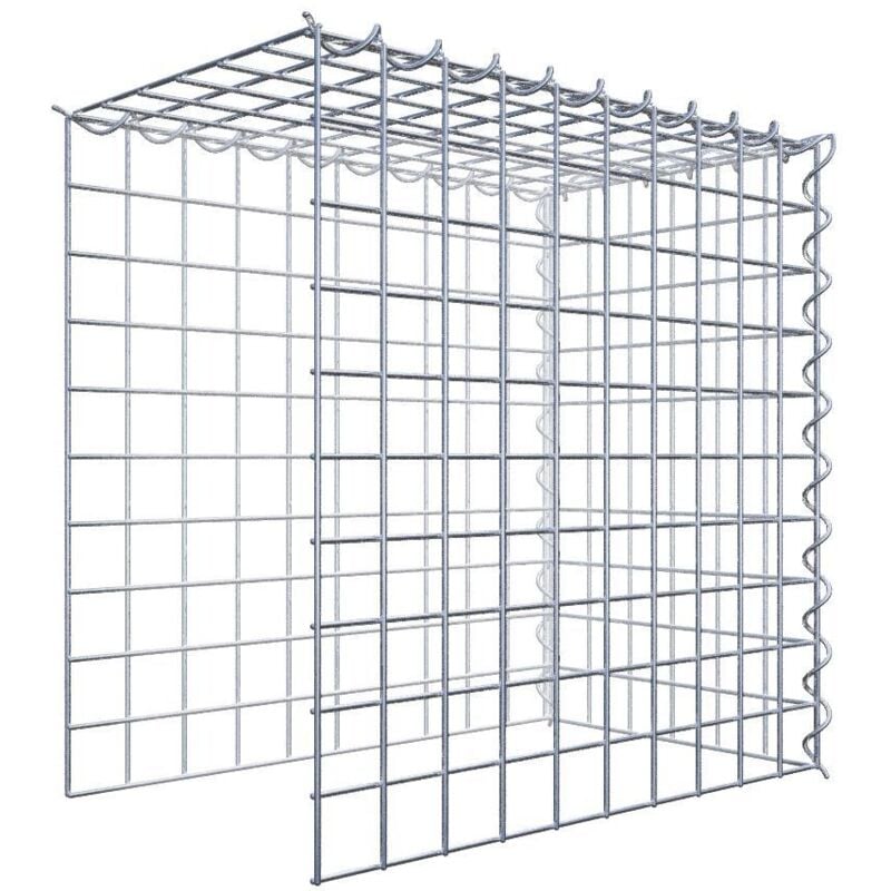 Gabiondeco - Gabion - Element de prolongation en hauteur et en longueur 50 cm x 50 cm x 30 cm (L x H x P). maille 5 x 5 cm. Spirale. Attention il