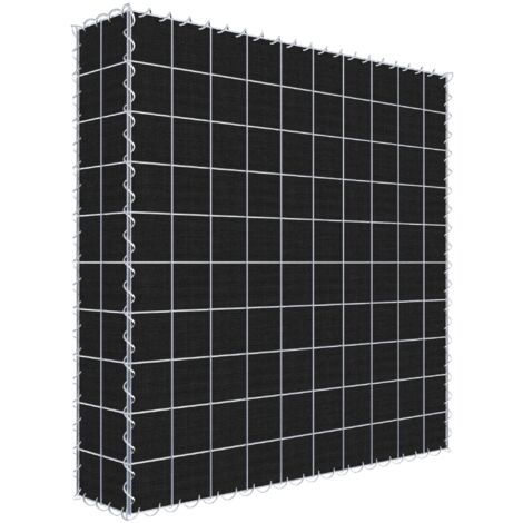 Gabiondeco - Gabion a végétaliser avec toile non-tissée  100 cm x 100 cm x 20 cm (L x H x P). maille 10 cm x 10 cm. spirale - Made in Germany