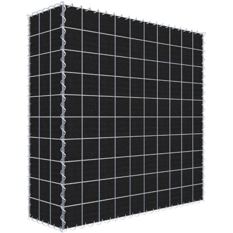 Gabiondeco - Gabion a végétaliser avec toile non-tissée  100 cm x 100 cm x 30 cm (L x H x P). maille 10 cm x 10 cm. spirale - Made in Germany