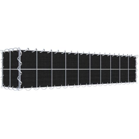 Gabiondeco - Gabion a végétaliser avec toile non-tissée  100 cm x 20 cm x 20 cm (L x H x P). maille 10 cm x 10 cm. spirale - Made in Germany