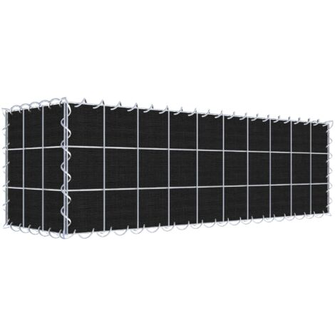 Gabiondeco - Gabion a végétaliser avec toile non-tissée  100 cm x 30 cm x 30 cm (L x H x P). maille 10 cm x 10 cm. spirale - Made in Germany