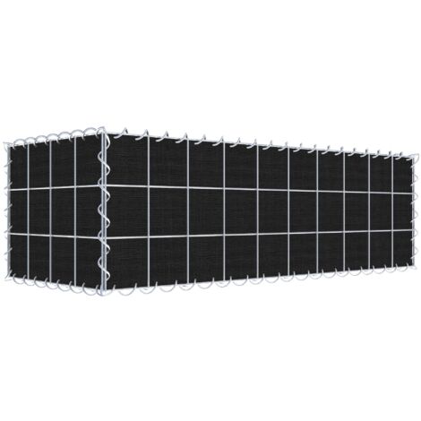 Gabiondeco - Gabion a végétaliser avec toile non-tissée  100 cm x 30 cm x 40 cm (L x H x P). maille 10 cm x 10 cm. spirale - Made in Germany