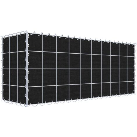 Gabiondeco - Gabion a végétaliser avec toile non-tissée  100 cm x 40 cm x 30 cm (L x H x P). maille 10 cm x 10 cm. spirale - Made in Germany