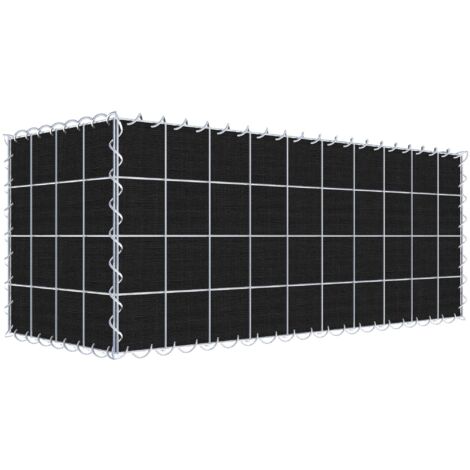 Gabiondeco - Gabion a végétaliser avec toile non-tissée  100 cm x 40 cm x 40 cm (L x H x P). maille 10 cm x 10 cm. spirale - Made in Germany