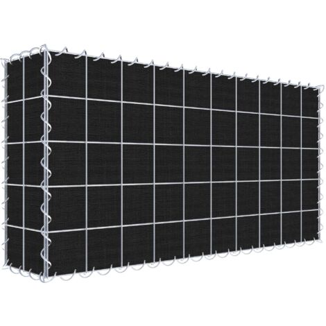 Gabiondeco - Gabion a végétaliser avec toile non-tissée  100 cm x 50 cm x 20 cm (L x H x P). maille 10 cm x 10 cm. spirale - Made in Germany