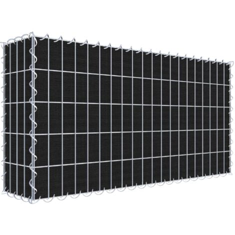 Gabiondeco - Gabion a végétaliser avec toile non-tissée 100 cm x 50 cm x 20 cm (L x H x P). maille 5 cm x 10 cm. spirale - Made in Germany