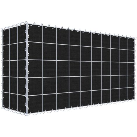 Gabiondeco - Gabion a végétaliser avec toile non-tissée  100 cm x 50 cm x 30 cm (L x H x P). maille 10 cm x 10 cm. spirale - Made in Germany