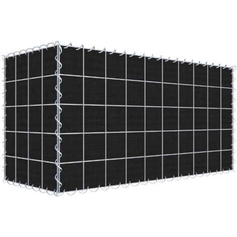 Gabiondeco - Gabion a végétaliser avec toile non-tissée  100 cm x 50 cm x 40 cm (L x H x P). maille 10 cm x 10 cm. spirale - Made in Germany