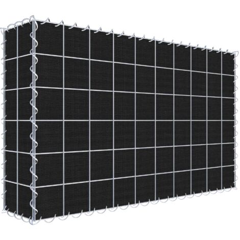 Gabiondeco - Gabion a végétaliser avec toile non-tissée  100 cm x 60 cm x 20 cm (L x H x P). maille 10 cm x 10 cm. spirale - Made in Germany