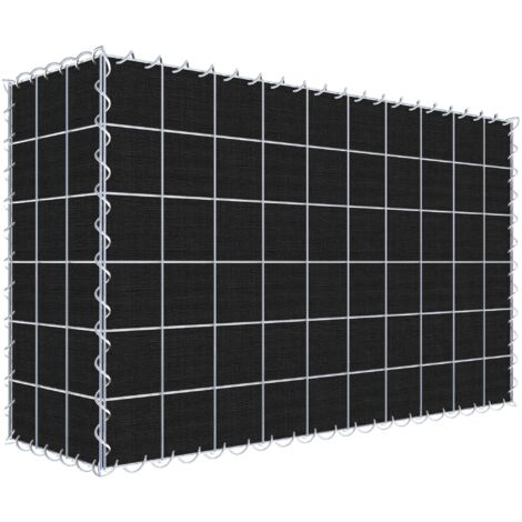 Gabiondeco - Gabion a végétaliser avec toile non-tissée  100 cm x 60 cm x 30 cm (L x H x P). maille 10 cm x 10 cm. spirale - Made in Germany
