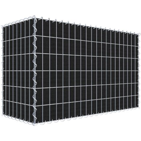 Gabiondeco - Gabion a végétaliser avec toile non-tissée 100 cm x 60 cm x 40 cm (L x H x P). maille 5 cm x 10 cm. spirale - Made in Germany
