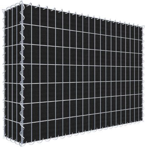 Gabiondeco - Gabion a végétaliser avec toile non-tissée 100 cm x 70 cm x 20 cm (L x H x P). maille 5 cm x 10 cm. spirale - Made in Germany