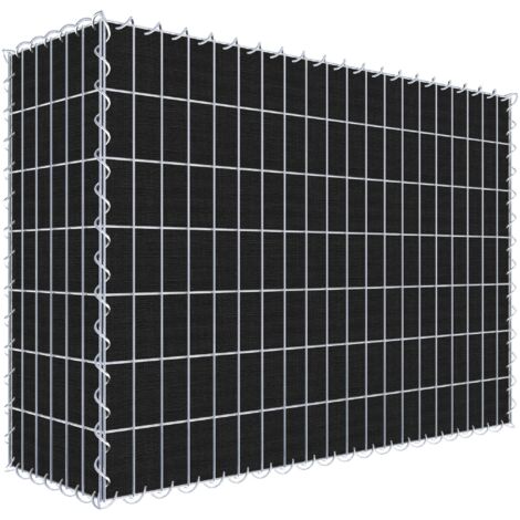 Gabiondeco - Gabion a végétaliser avec toile non-tissée 100 cm x 70 cm x 30 cm (L x H x P). maille 5 cm x 10 cm. spirale - Made in Germany
