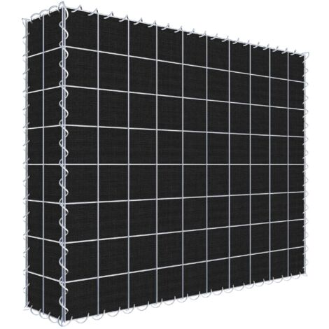 Gabiondeco - Gabion a végétaliser avec toile non-tissée  100 cm x 80 cm x 20 cm (L x H x P). maille 10 cm x 10 cm. spirale - Made in Germany