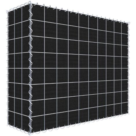 Gabiondeco - Gabion a végétaliser avec toile non-tissée  100 cm x 80 cm x 30 cm (L x H x P). maille 10 cm x 10 cm. spirale - Made in Germany