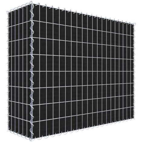Gabiondeco - Gabion a végétaliser avec toile non-tissée 100 cm x 80 cm x 30 cm (L x H x P). maille 5 cm x 10 cm. spirale - Made in Germany