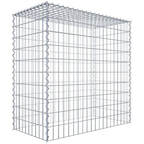 Gabiondeco - Gabion - Element de prolongation en hauteur 100 cm x 100 cm x 50 cm (L x H x P). maille 5 x 10 cm. Spirale. Attention : il manque une grille - Made in Ge...