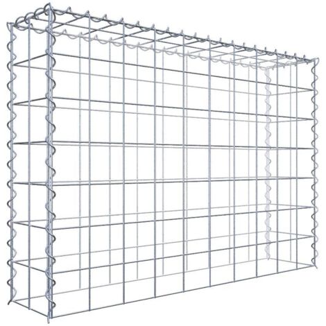 Gabiondeco - Gabion - Element de prolongation en hauteur 100 cm x 70 cm x 20 cm (L x H x P). maille 10 x 10 cm. Spirale. Attention : il manque une grille - Made in Ge...