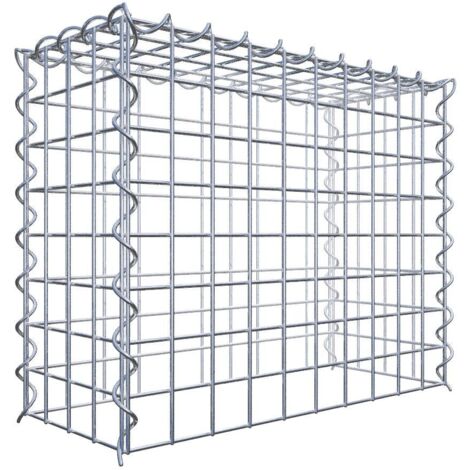 Gabiondeco - Gabion - Element de prolongation en hauteur 50 cm x 40 cm x 20 cm (L x H x P). maille 5 x 5 cm. Spirale. Attention : il manque une grille - Made in Germany