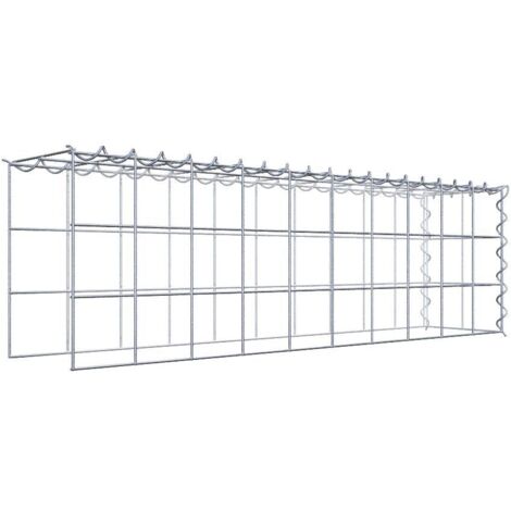 Gabiondeco - Gabion - Element de prolongation en hauteur et en longueur 100 cm x 30 cm x 20 cm (L x H x P). maille 10 x 10 cm. Spirale. Attention  il manque deux gri...