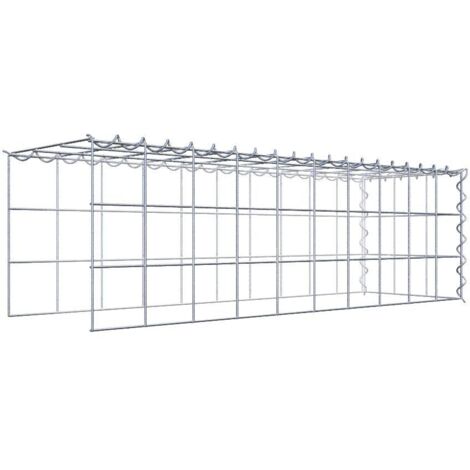Gabiondeco - Gabion - Element de prolongation en hauteur et en longueur 100 cm x 30 cm x 30 cm (L x H x P). maille 10 x 10 cm. Spirale. Attention  il manque deux gri...