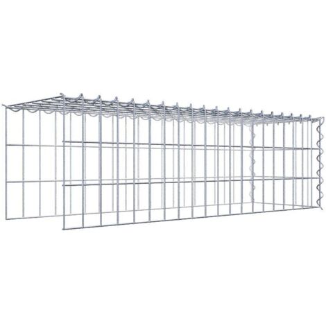 Gabiondeco - Gabion - Element de prolongation en hauteur et en longueur 100 cm x 30 cm x 30 cm (L x H x P). maille 5 x 10 cm. Spirale. Attention  il manque deux gril...