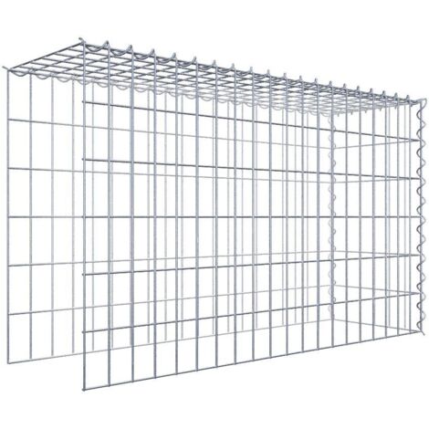 Gabiondeco - Gabion - Element de prolongation en hauteur et en longueur 100 cm x 60 cm x 30 cm (L x H x P). maille 5 x 10 cm. Spirale. Attention  il manque deux gril...