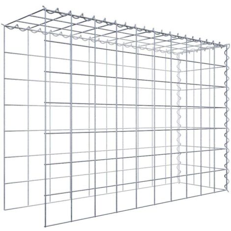 Gabiondeco - Gabion - Element de prolongation en hauteur et en longueur 100 cm x 70 cm x 30 cm (L x H x P). maille 10 x 10 cm. Spirale. Attention  il manque deux gri...
