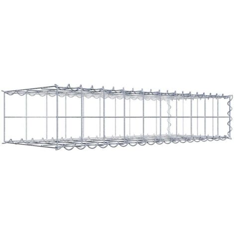 Gabiondeco - Gabion - Element de prolongation en longueur 100 cm x 20 cm x 40 cm (L x H x P). maille 10 x 10 cm. Spirale. Avert.: il manque une grille - Made in Germany