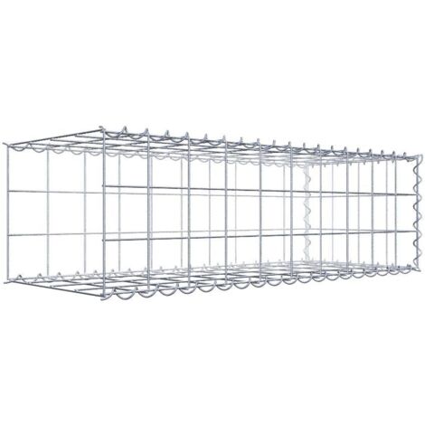 Gabiondeco - Gabion - Element de prolongation en longueur 100 cm x 30 cm x 40 cm (L x H x P). maille 10 x 10 cm. Spirale. Avert.: il manque une grille - Made in Germany