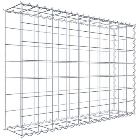 Gabiondeco - Gabion - Element de prolongation en longueur 100 cm x 70 cm x 20 cm (L x H x P). maille 10 x 10 cm. Spirale. Avert.: il manque une grille - Made in Germany