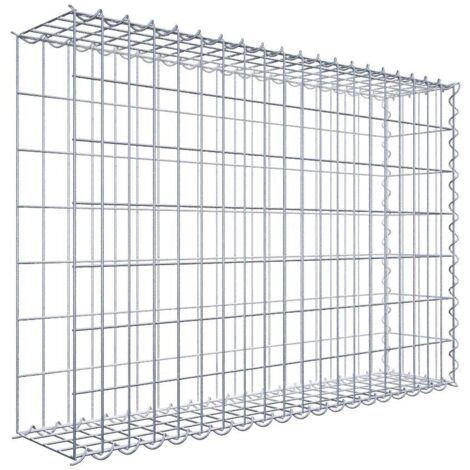 Gabiondeco - Gabion - Element de prolongation en longueur 100 cm x 70 cm x 20 cm (L x H x P). maille 5 x 10 cm. Spirale. Avert.: il manque une grille - Made in Germany