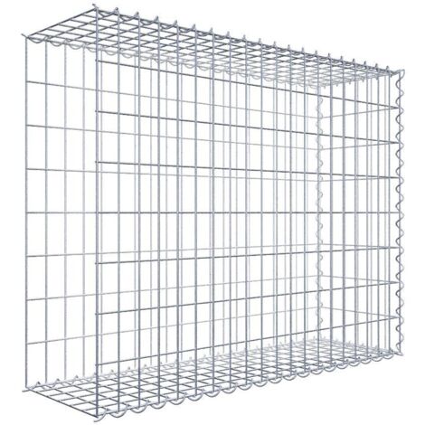 Gabiondeco - Gabion - Element de prolongation en longueur 100 cm x 80 cm x 30 cm (L x H x P). maille 5 x 10 cm. Spirale. Avert.: il manque une grille - Made in Germany