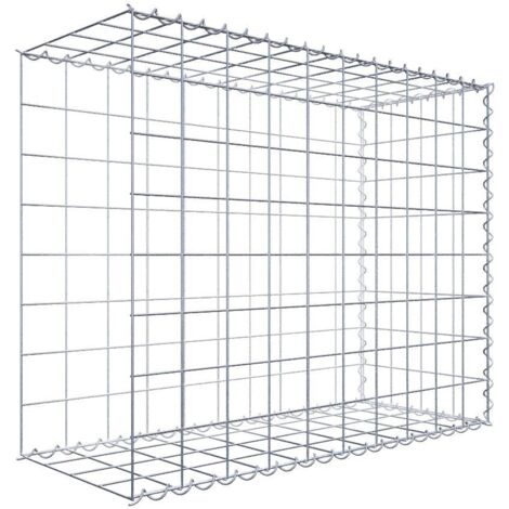 Gabiondeco - Gabion - Element de prolongation en longueur 100 cm x 80 cm x 40 cm (L x H x P). maille 10 x 10 cm. Spirale. Avert.: il manque une grille - Made in Germany
