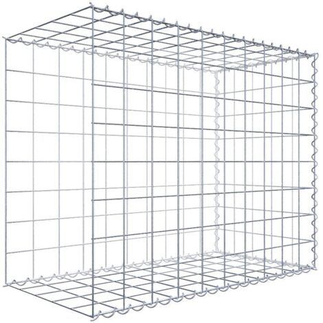 Gabiondeco - Gabion - Element de prolongation en longueur 100 cm x 80 cm x 50 cm (L x H x P). maille 10 x 10 cm. Spirale. Avert.: il manque une grille - Made in Germany