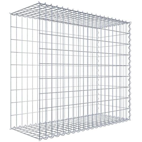 Gabiondeco - Gabion - Element de prolongation en longueur 100 cm x 90 cm x 40 cm (L x H x P). maille 5 x 10 cm. Spirale. Avert.: il manque une grille - Made in Germany